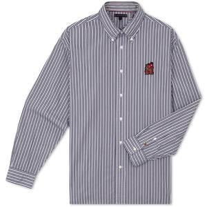 Tommy Hilfiger Рубашка мужская Navy Blue White Stripes DW5