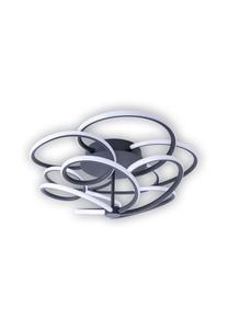 Светодиодный потолочный светильник RIZADO с регулируемой светодиодной панелью Näve Leuchten, черный