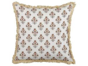 Декоративная подушка Beliani OMORIKA, 45x45x45 см цвет beige/creme/multicolor/orange/weiß
