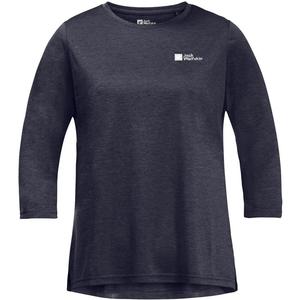 Рубашка кросстрейл 3/4 tw Jack Wolfskin, черный