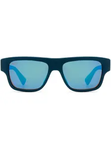 Солнцезащитные очки в квадратной оправе Maui Jim, синий