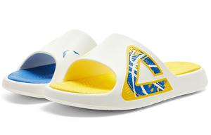 PEAK Тапочки-слайды женские, синие, желтые, непарные