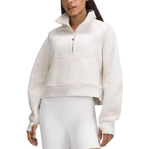 Свитшот серии Scuba для женщин Lululemon, белый