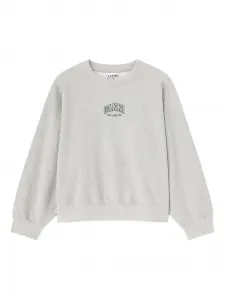Толстовка с логотипом Ganni, серый