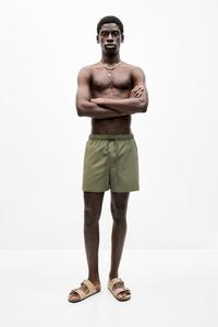 Плавки из текстурированной ткани Pull And Bear, хаки