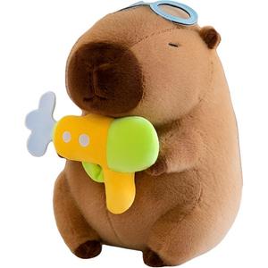 Летняя плюшевая кукла капибара 30см/40см/50см/60см высота JIZHUAN