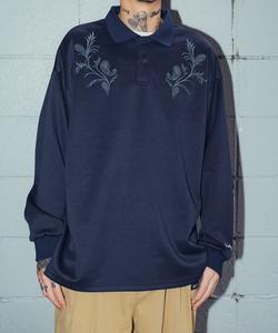 Поло с вышивкой Subciety, цвет Navy