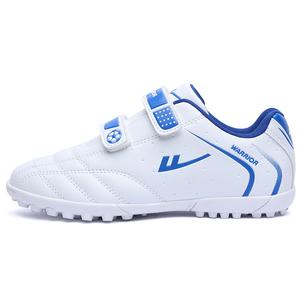 Футбольные бутсы детские, износостойкие, противоскользящие WARRIOR, белый/синий