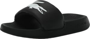 Lacoste unisex-child Children's Serve Slide (Retired Edition), Light Blue