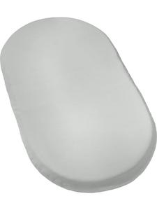 Erwin Müller Односпальная трикотажная детская простыня Murnau серебристого цвета