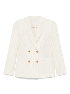 Barba пиджак в тонкую полоску, нейтральный