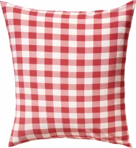 Чехол для подушки красный с белым 80x80 см Erwin Müller