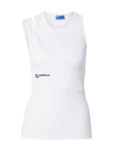 Топ KARL LAGERFELD JEANS, белый