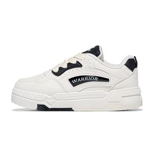 Warrior Антискользящие Износостойкие Низкие Кроссовки для Скейтбординга Женские, Хаки Красный