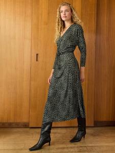 Платье миди Kylar с леопардовым принтом из вискозы LENZING ECOVERO Baukjen, Steel/Multi