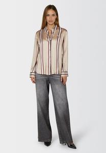Блуза Marc Aurel Button-down blouse, Biscuit Powder Blush Varied/Beige