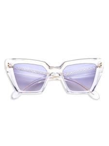 Kador солнцезащитные очки Vanessa в оправе 'кошачий глаз', белый