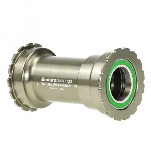 Каретка Enduro Bearings BKSR-0142 TorqTite BB386/24 mm Stainless Steel, серебряный