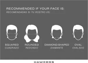 Hawkers Crush - Солнцезащитные очки для женщин и мужчин - Модные солнцезащитные очки - 100% защита от УФ-излучения UV400, Black · Black