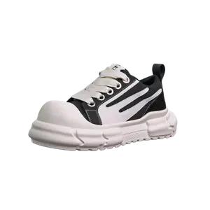 Banas Мужские низкие повседневные туфли для увеличения роста бело-черные, цвет White Black