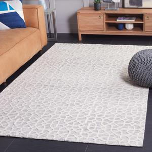 Ковер SAFAVIEH, 153 x 214 см, Audrey Collection, Light Grey & Beige, современный геометрический дизайн, идеально для гостиной, спальни, столовой (AUD103G-5)