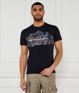 Футболка с рукавами S-образной формы Regular fit Napapijri, синий