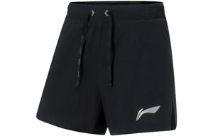 Коллекция беговых спортивных шорт для мужчин, черный цвет Lining, черный