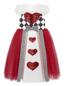 Платье из тюля с пайетками Magical Costumes, красный