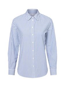 Блузка Samadisoni синего и белого цвета SAMSOE & SAMSOE