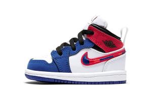 Кроссовки Jordan 1 Mid SE Rush Blue University Red TD