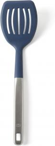 Calphalon Prime нержавеющая сталь прорезной лопатка с синей силиконовой головкой