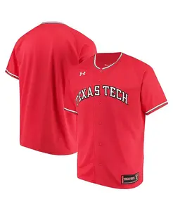 Мужская бейсбольная джерси Texas Tech Red Raiders Performance Replica Under Armour, красный