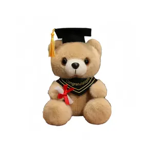 Плюшевая кукла выпускника в виде медвежонка-доктора высота 30см Ten Thousand Children's Music