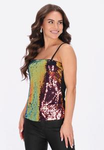 Топ faina Top, Rainbow Multicolor/Green
