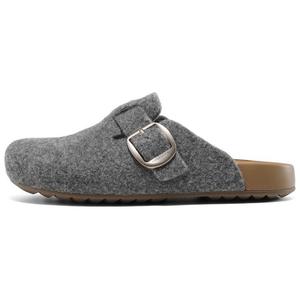 Женские сандалии с закрытым носком, устойчивые к истиранию и резиновой подошвой BELLE, Gray