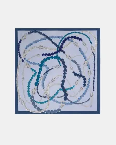 Большой платок Manifesto Tous, синий