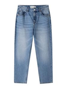 Джинсы свободного кроя Bershka, синий деним