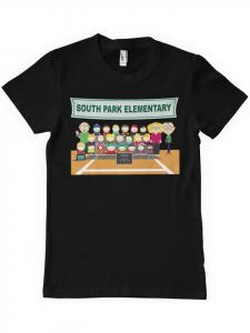Футболка Elementary T-Shirt черного цвета South Park
