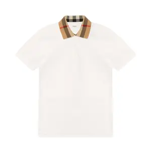 Рубашка поло мужская белая Burberry, белый
