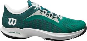 Мужские кроссовки для пикалбола WILSON Rush Pro Ace Pickler - размеры мужской обуви США, созданы для кортов для пикалбола, белый/черный/зеленый