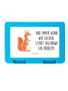 Mr. & Mrs. Panda Коробка для хранения с изображением белки и цветка, с надписью белого цвета