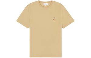 Футболка комфортная Speedy fox patch Maison Kitsune, Malted Milkshake