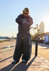 Толстовка с капюшоном Bershka, Grey