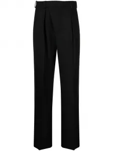 Прямые брюки VICTORIA BECKHAM, черный