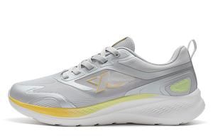 XTEP Прочные дышащие низкие беговые кроссовки мужские серо-желтые, цвет Gray Yellow