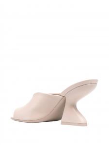 Женские сандалии с открытым носком розового цвета Salvatore Ferragamo, розовый