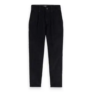 Брюки Scotch & Soda Loose Tapered Corduroy, черный