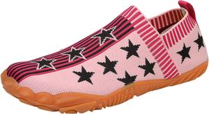 Обувь для воды для женщин и мужчин, быстросохнущие аква-носки без шнурков, легкие кроссовки для ходьбы по пляжу, плаванию, серфингу, йоге, парусному спорту и каякингу Generic, розовый