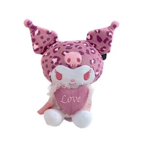 AOGER Куклы Sanrio My Melody в леопардовом принте, плюшевая кукла высотой 20 см