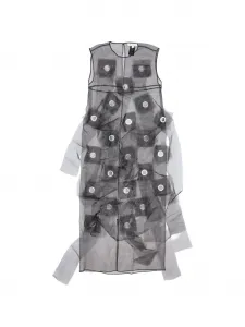 Платье с бахромой и люверсами Meryll Rogge, черный